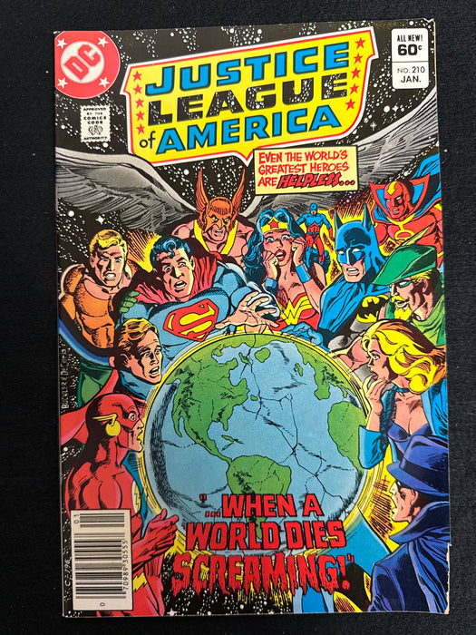 Justice League of America #210  Newsstand Vol. 24 FN+ (6.5)