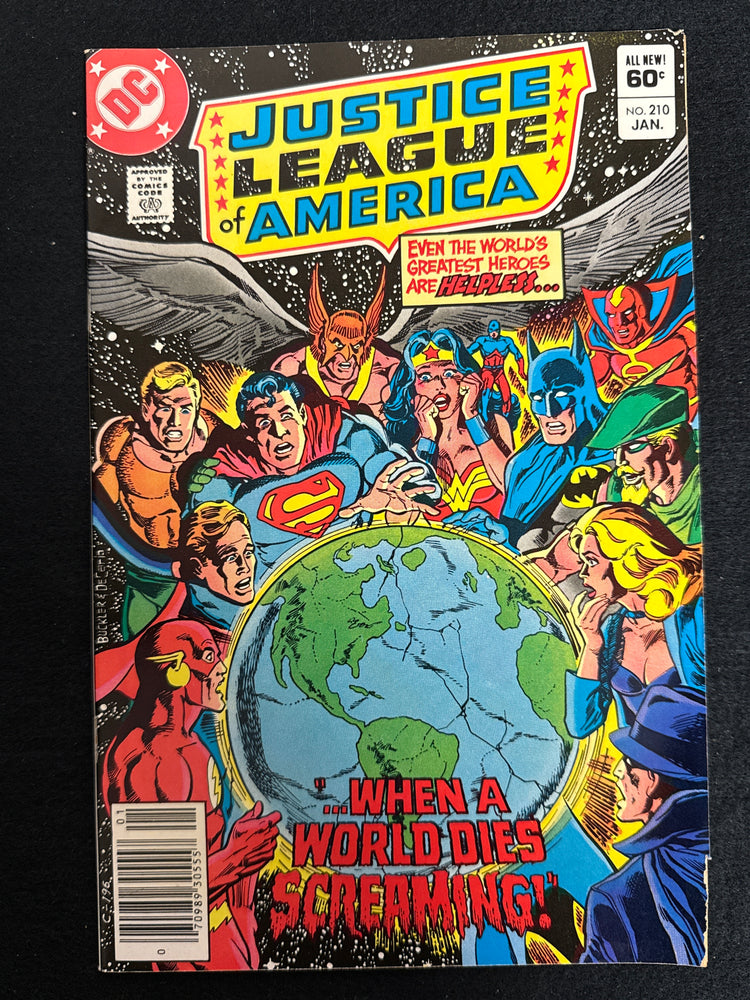 Justice League of America #210  Newsstand Vol. 24 FN+ (6.5)
