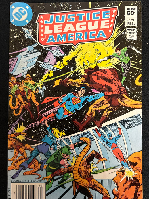 Justice League of America #211  Newsstand Vol. 24 FN/VF (7.0)
