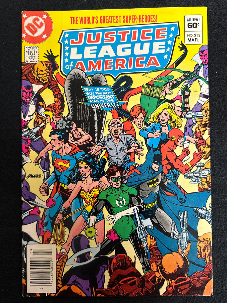 Justice League of America #212  Newsstand Vol. 24 VF- (7.5)