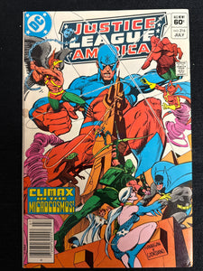 Justice League of America #216  Newsstand Vol. 24 FN/VF (7.0)