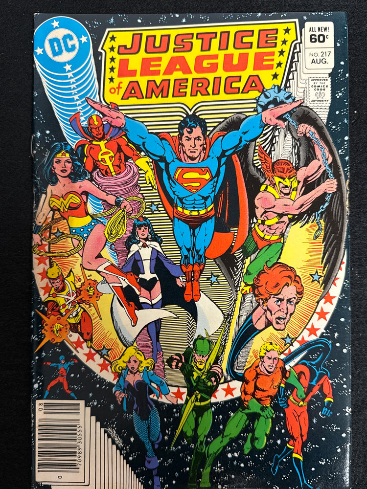 Justice League of America #217  Newsstand Vol. 24 GD (2.0)
