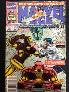 Marvel Age # 92 Newsstand VF (8.0)