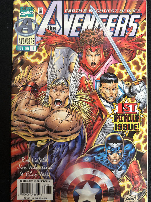 Avengers #  1 Liefeld Cover Vol. 2 NM (9.4)