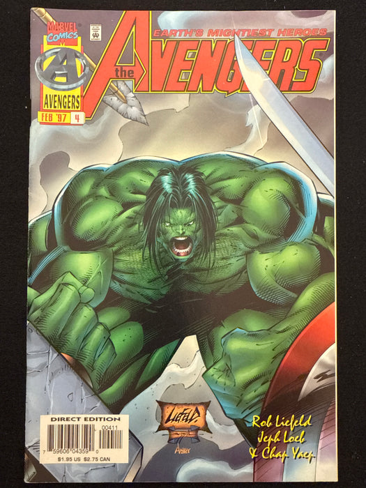 Avengers #  4 Vol. 2 VF+ (8.5)