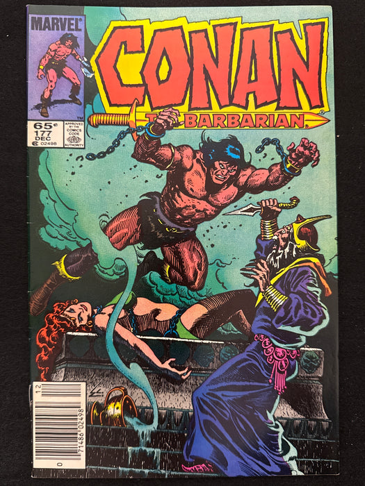 Conan the Barbarian #177  Newsstand VF (8.0)