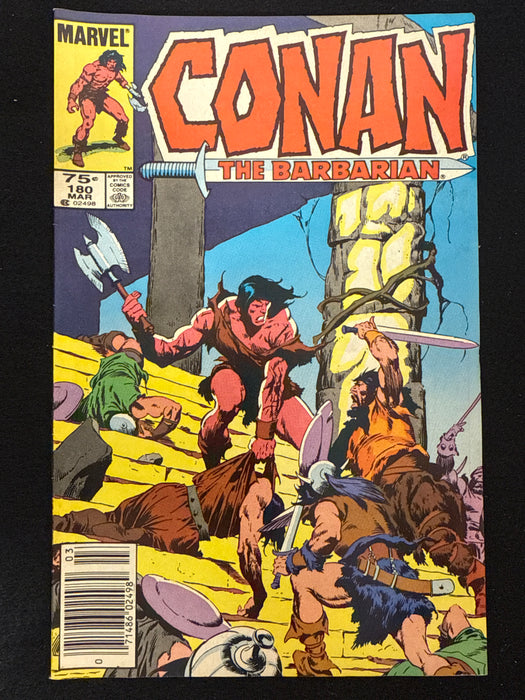 Conan the Barbarian #180  Newsstand FN+ (6.5)