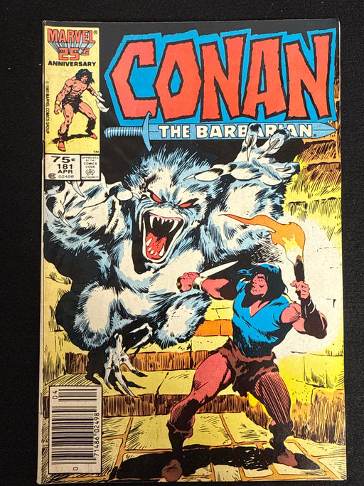 Conan the Barbarian #181  Newsstand VG (4.0)