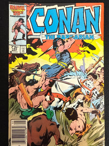 Conan the Barbarian #182  Newsstand VF (8.0)