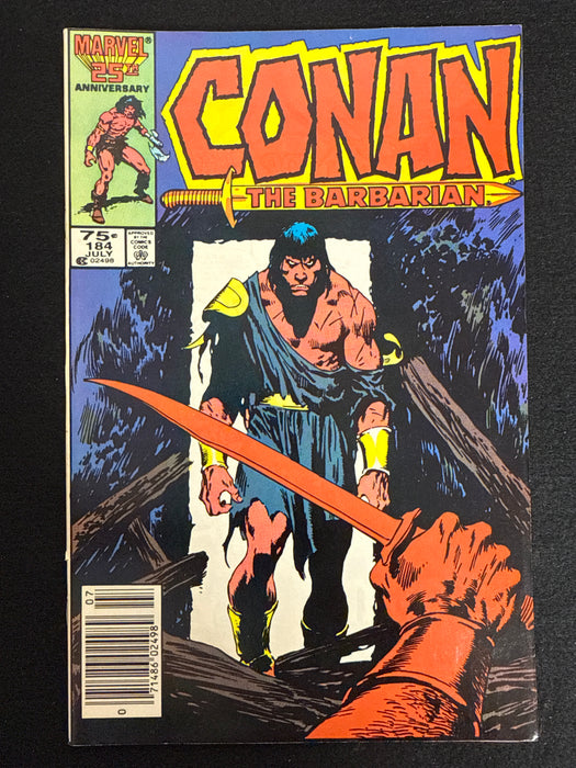 Conan the Barbarian #184  Newsstand VF+ (8.5)