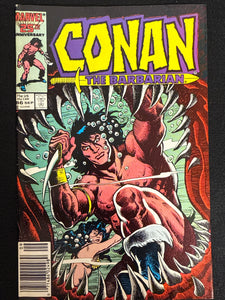 Conan the Barbarian #186  Newsstand VF (8.0)