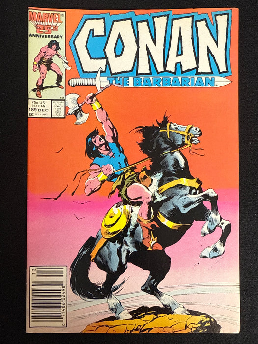 Conan the Barbarian #190  Newsstand VF (8.0)