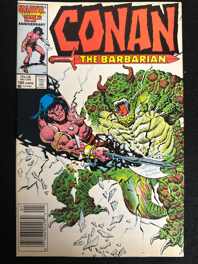 Conan the Barbarian #190  Newsstand VF (8.0)