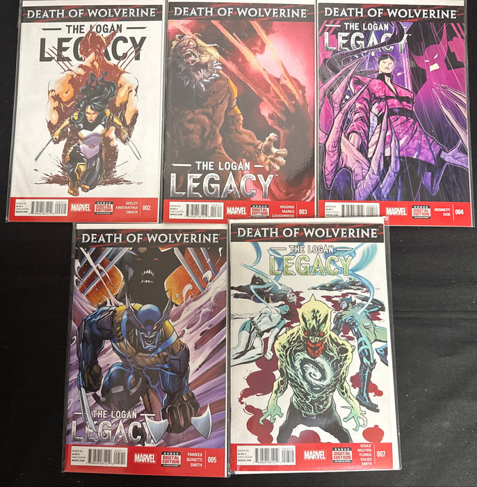 Death of Wolverine: The Logan Legacy #2-5,7 Hastings Exclusive Variant by Charlie Adlard NM/MT (9.8)