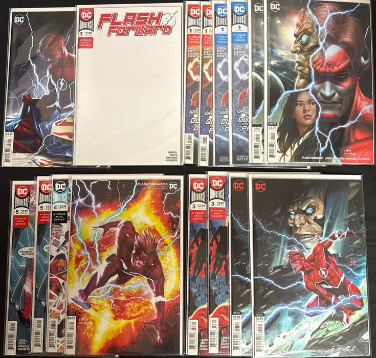 Flash Forward #  1-5 with Multiple Variants NM+ (9.6) 16 copies