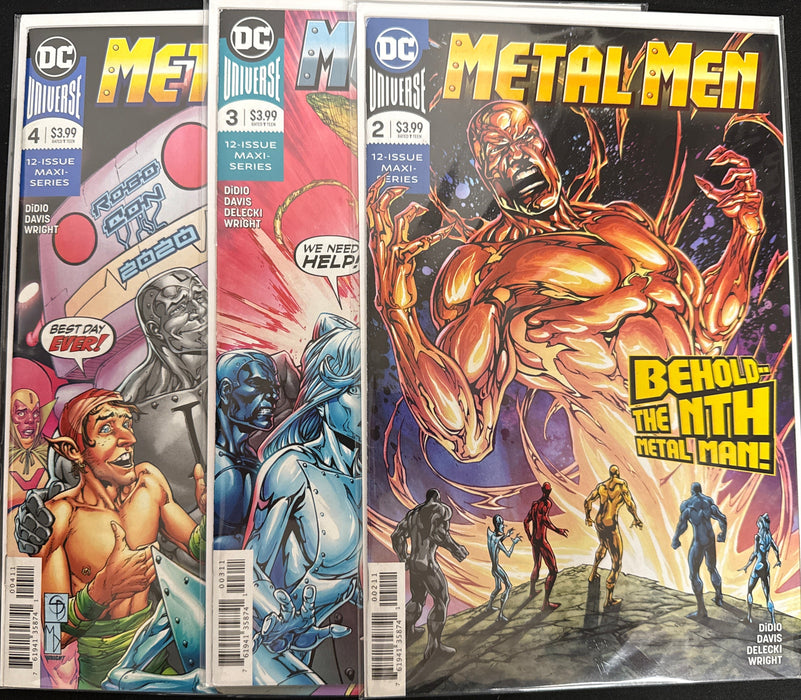 Metal Men #  2-4  NM- (9.2) 3 Issues