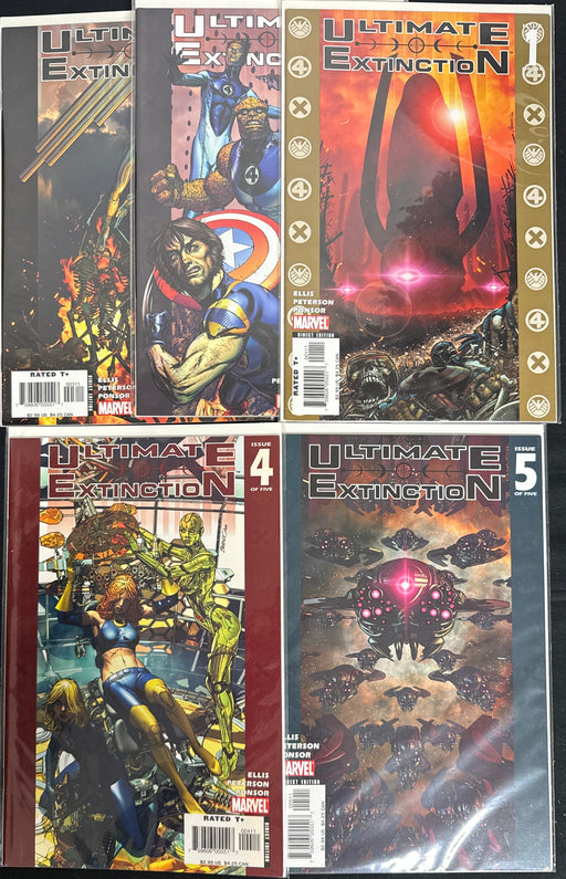 Ultimate Extinction #  1-5  NM+ (9.6)