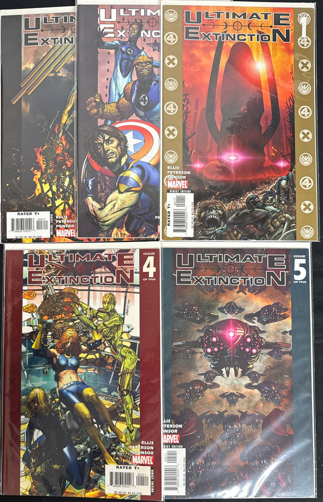 Ultimate Extinction #  1-5  NM+ (9.6)