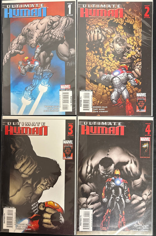 Ultimate Human # 1-4  NM+ (9.6)