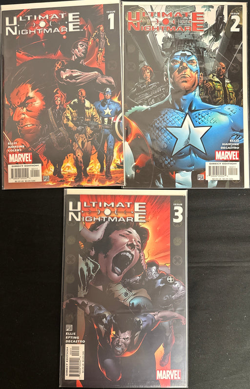 Ultimate Nightmare # 1-3  NM+ (9.6)