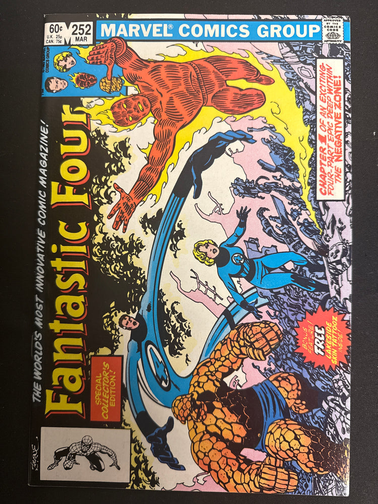 Fantastic Four #252 with Tattooz NM (9.4)