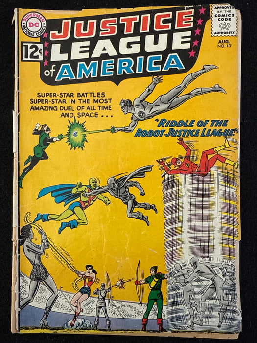 Justice League of America # 13  FR (1.0) Detached Cover