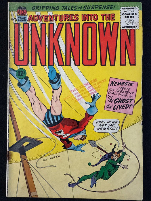 Adventures into the Unknown #158   VG- (3.5)