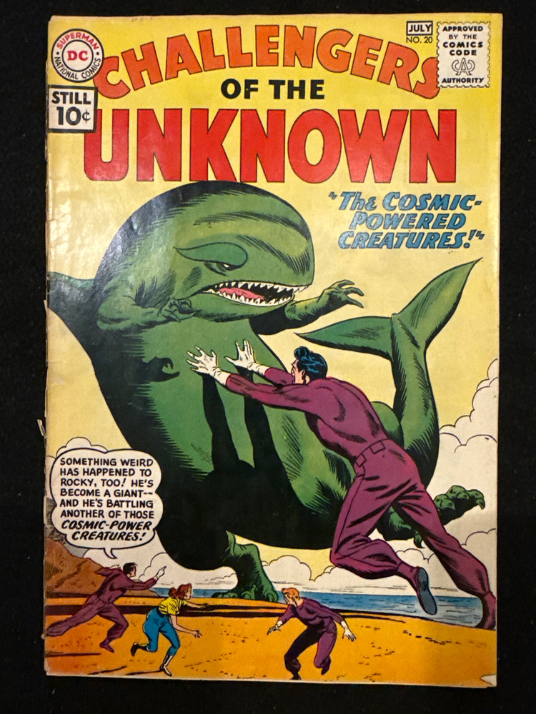Challengers of the Unknown # 20  FR (1.0) Detached Cover