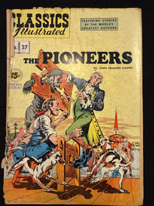 Classics Illustrated # 37 The Pioneers  FR (1.0) Detached Cover