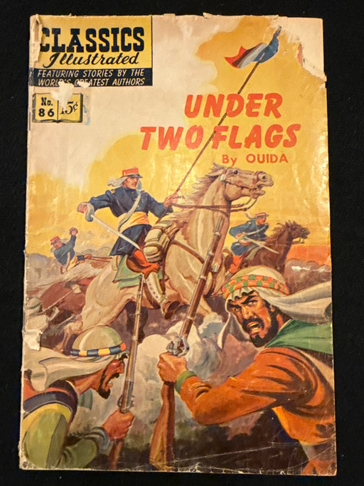 Classics Illustrated # 86 Under Two Flags HRN 167 FR (1.0)
