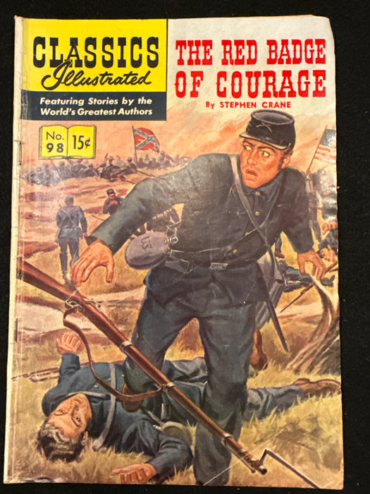 Classics Illustrated # 98 The Red Badge of Courage HRN 132 VG/FN (5.0)