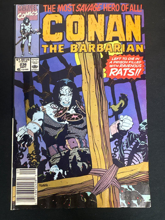 Conan the Barbarian #236  Newsstand VF+ (8.5)