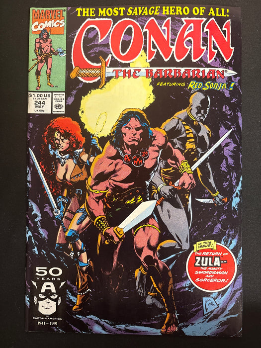 Conan the Barbarian #244  VF- (7.5)