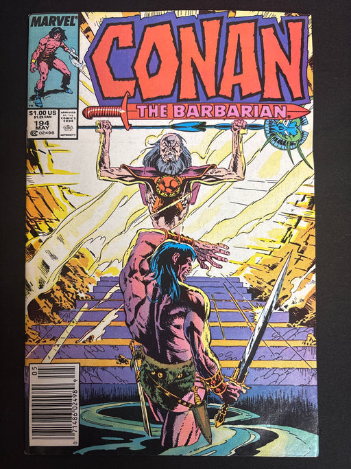 Conan the Barbarian #194  Newsstand VF/NM (9.0)