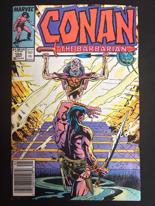 Conan the Barbarian #194  Newsstand VF/NM (9.0)