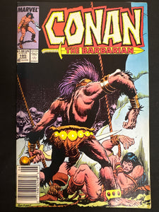 Conan the Barbarian #195  Newsstand FN/VF (7.0)