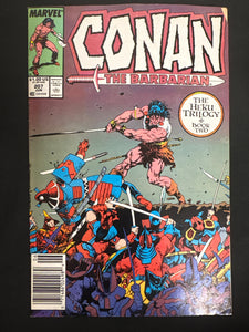 Conan the Barbarian #207  Newsstand VF (8.0)