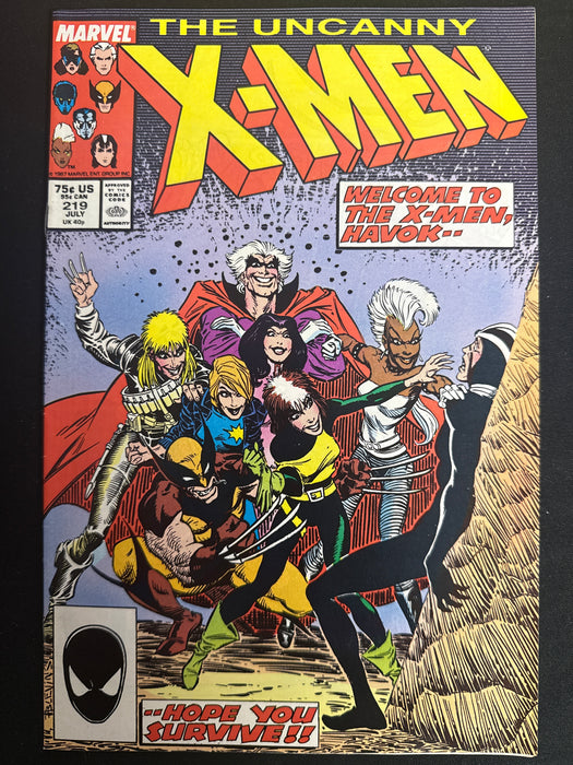 Uncanny X-Men #219  VF/NM (9.0)