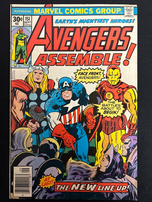 Avengers #151  Newsstand VF- (7.5)