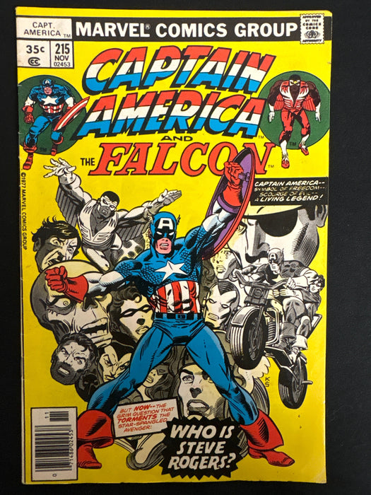 Captain America #215 FN- (5.5)