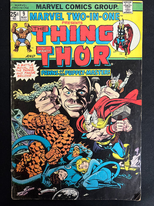 Marvel Two-in-One #  9  VG/FN (5.0)