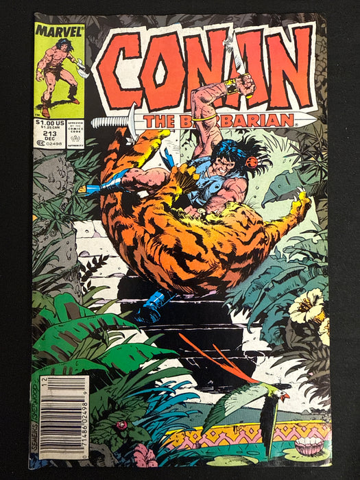 Conan the Barbarian #213  Newsstand VF/NM (9.0)