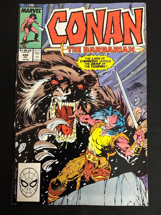 Conan the Barbarian #220  VF+ (8.5)