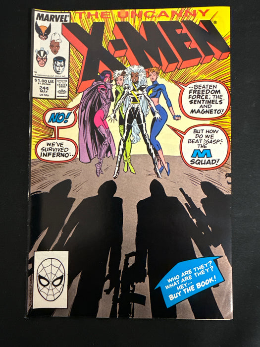 Uncanny X-Men #244  NM- (9.2)