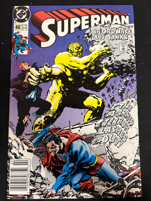 Superman # 40 Newsstand NM- (9.2)