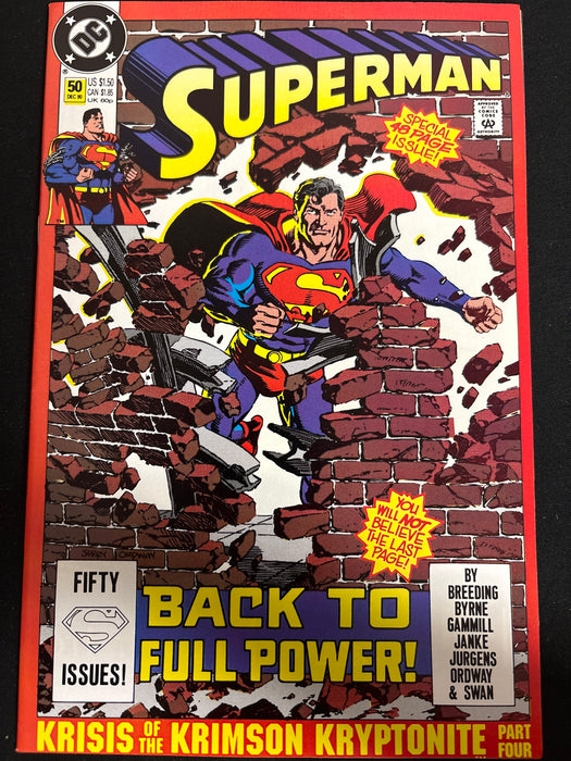 Superman # 50 NM+ (9.6)