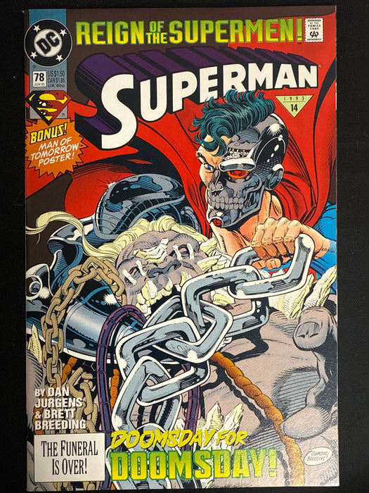 Superman # 78 NM+ (9.6)