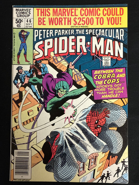 Spectacular Spider-Man # 46 Newsstand FN (6.0)