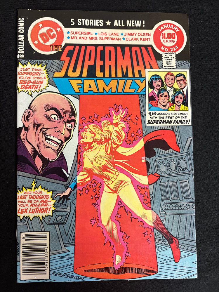 Superman Family #214  Newsstand VG/FN (5.0)