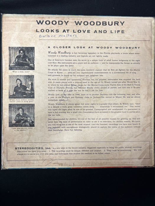 Woody Woodbury Looks At Love And Life